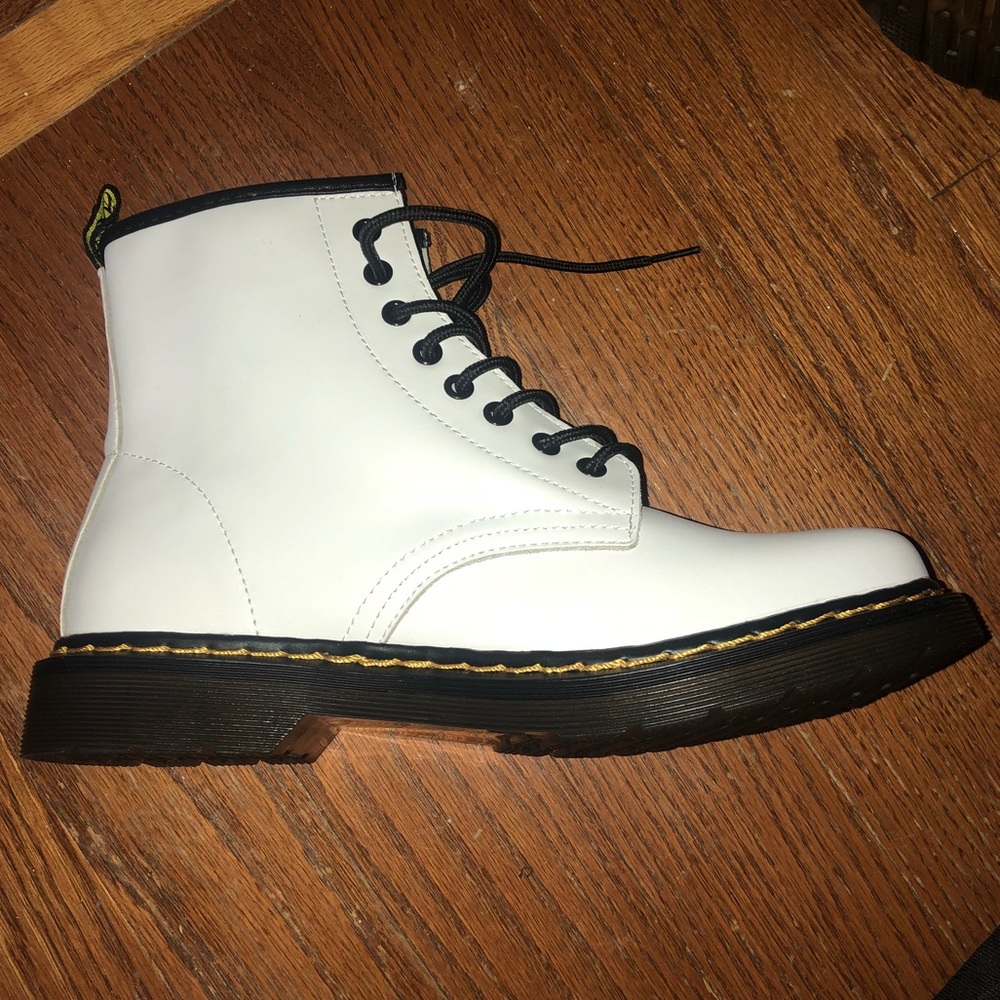 fake white doc martens